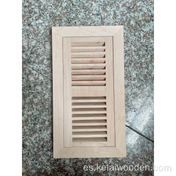 Rejilla de ventilación de piso de madera de roble de ventilación de aire acondicionado